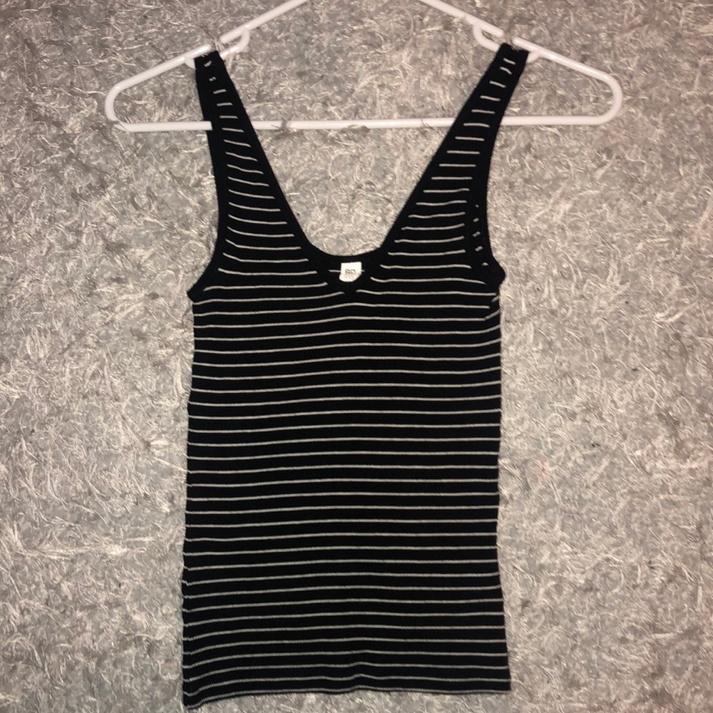 ONLY WORN ONCE cute striped tank top